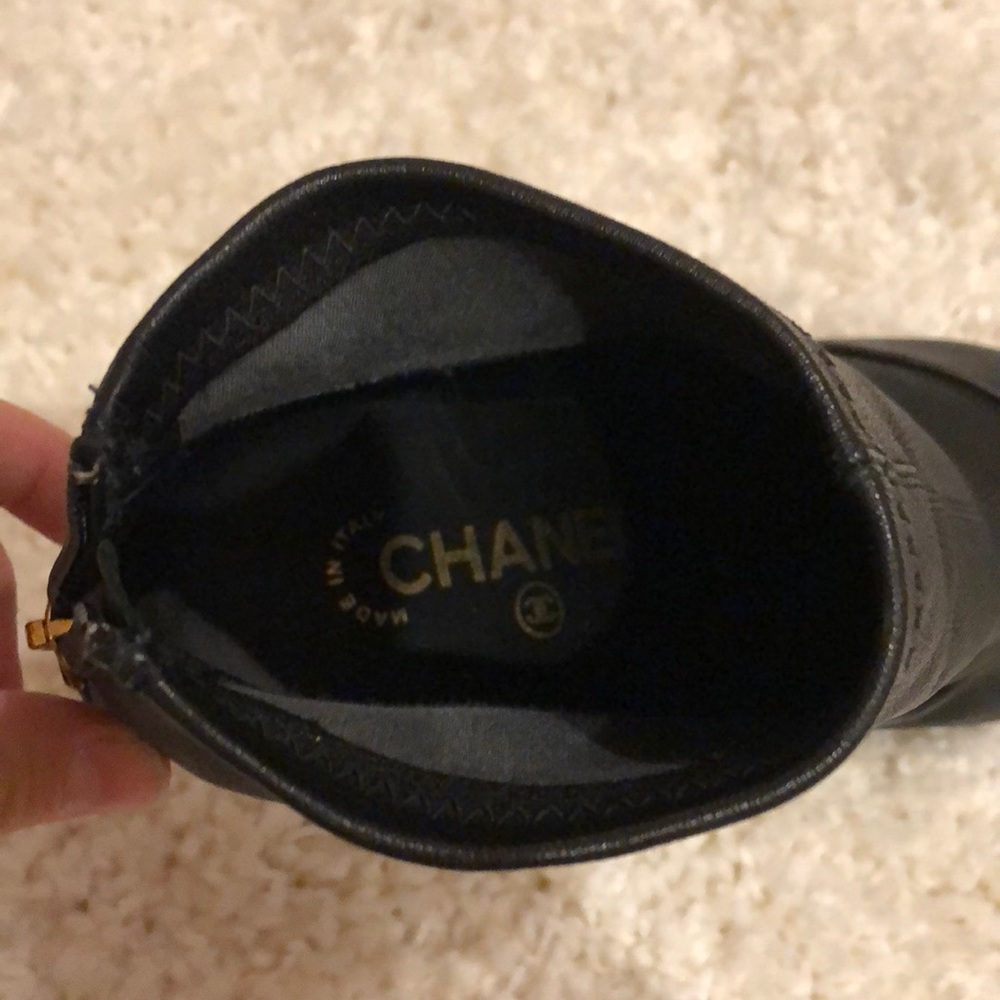 Authentic Chanel Black Heels - Picture 4 of 8